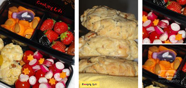 bento recette cookies sal&eacute;s