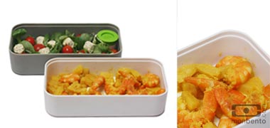 recette bento curry crevettes