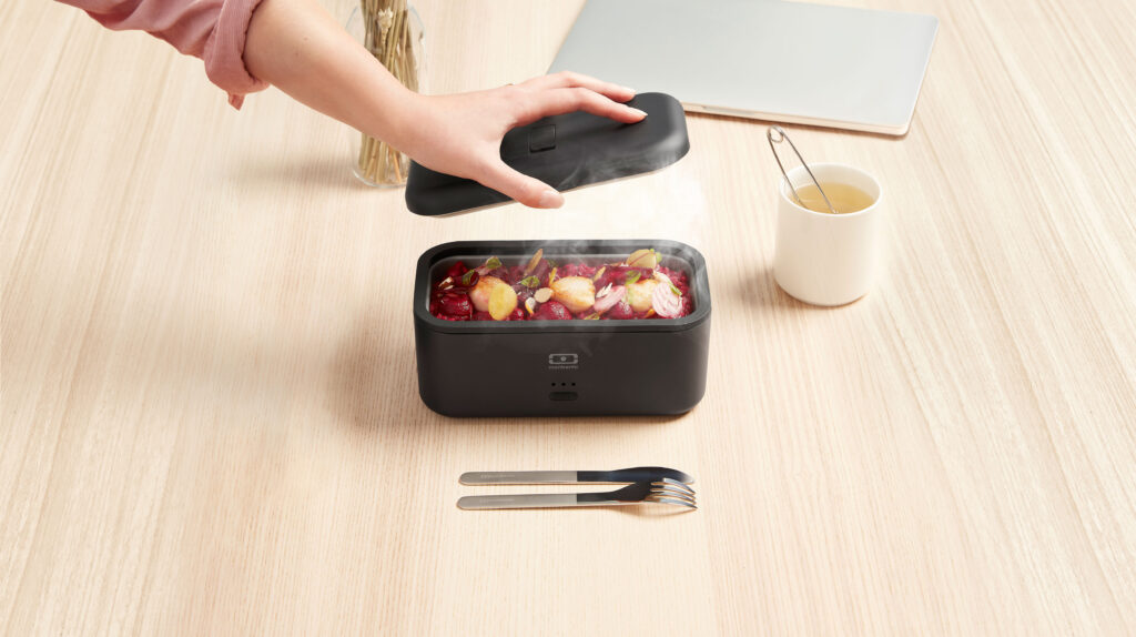 Lunch box set MB Warmer - Electric bento box black Onyx with