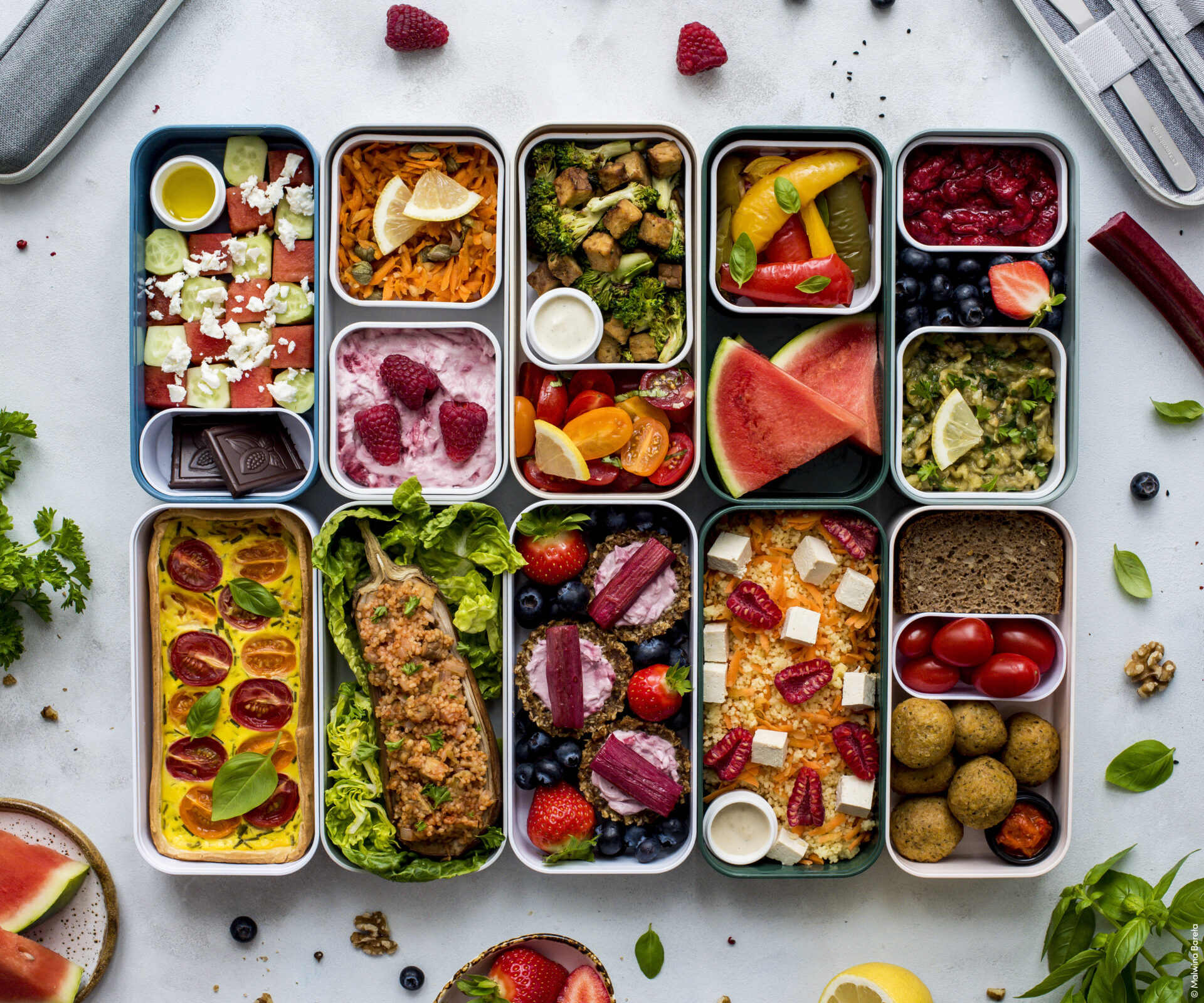 Récipient à salade portable en plastique avec fourchette pour pique-nique, déjeuner