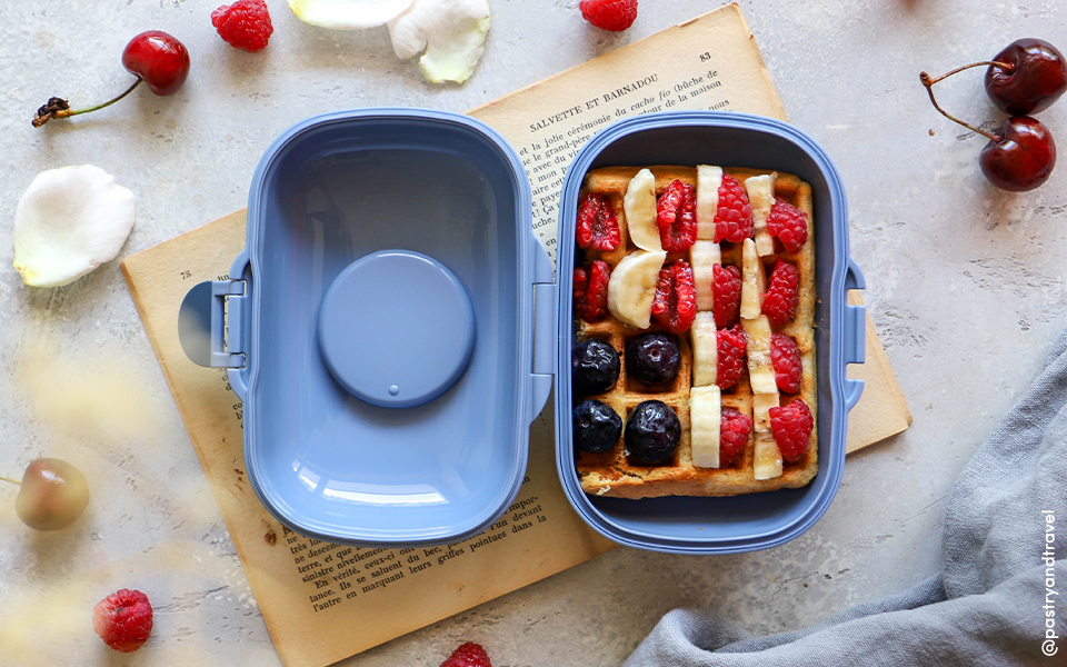 Gaufre aux fruits rouges