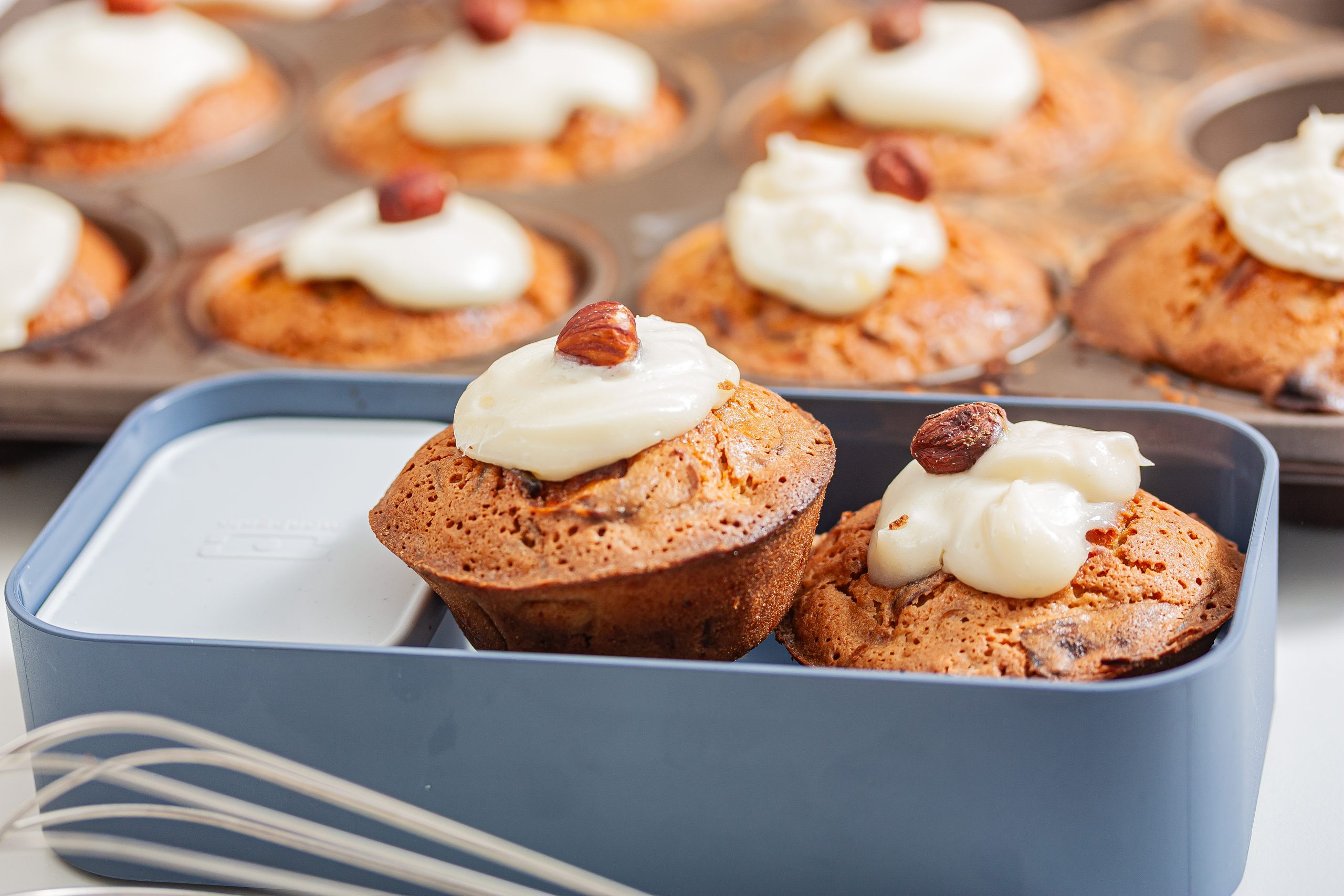Recette monbento muffins à la carotte