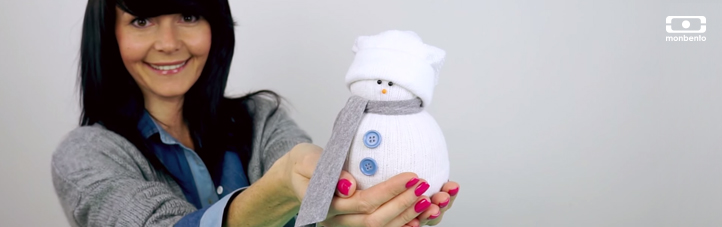 DIY pour les enfants : un bonhomme de neige sans neige !