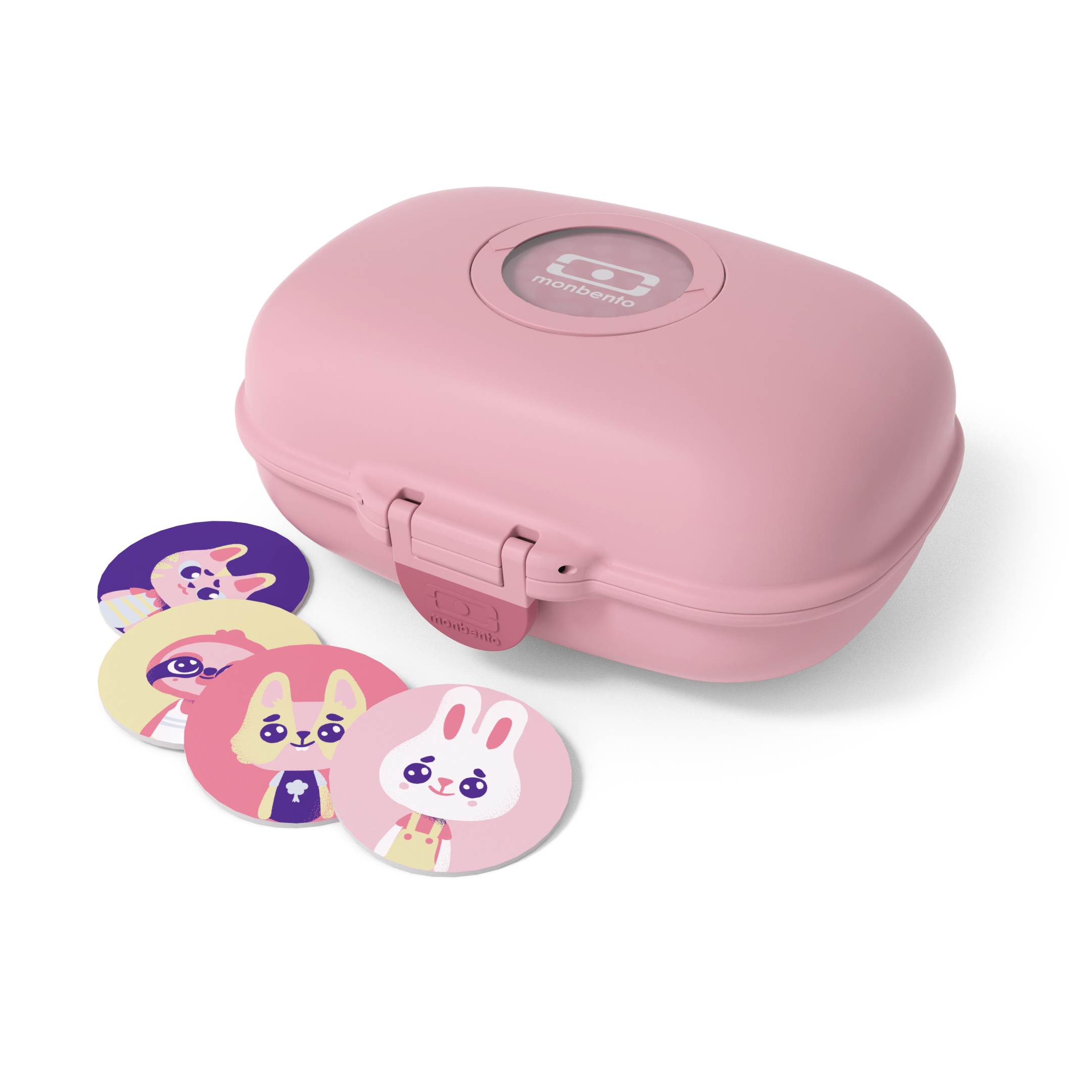 La boite a gouter 600ml - Gram - monbento rose Blush