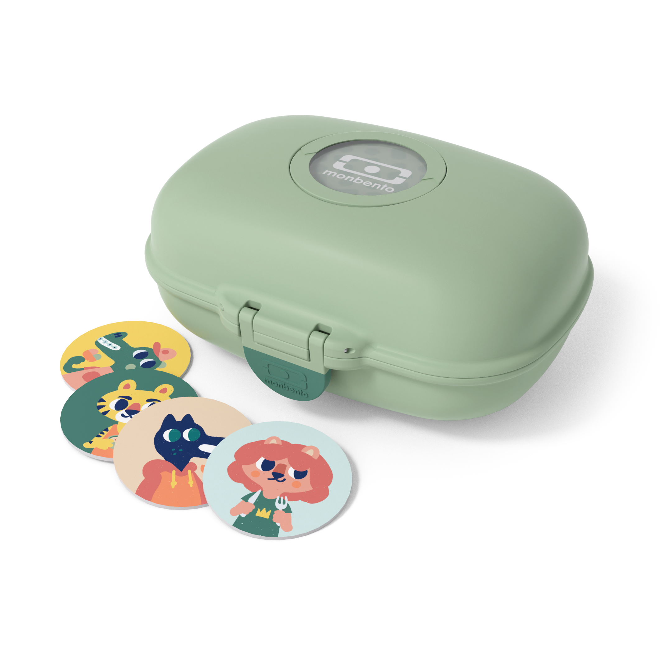 La boite a gouter 600ml - Gram - monbento vert Forest